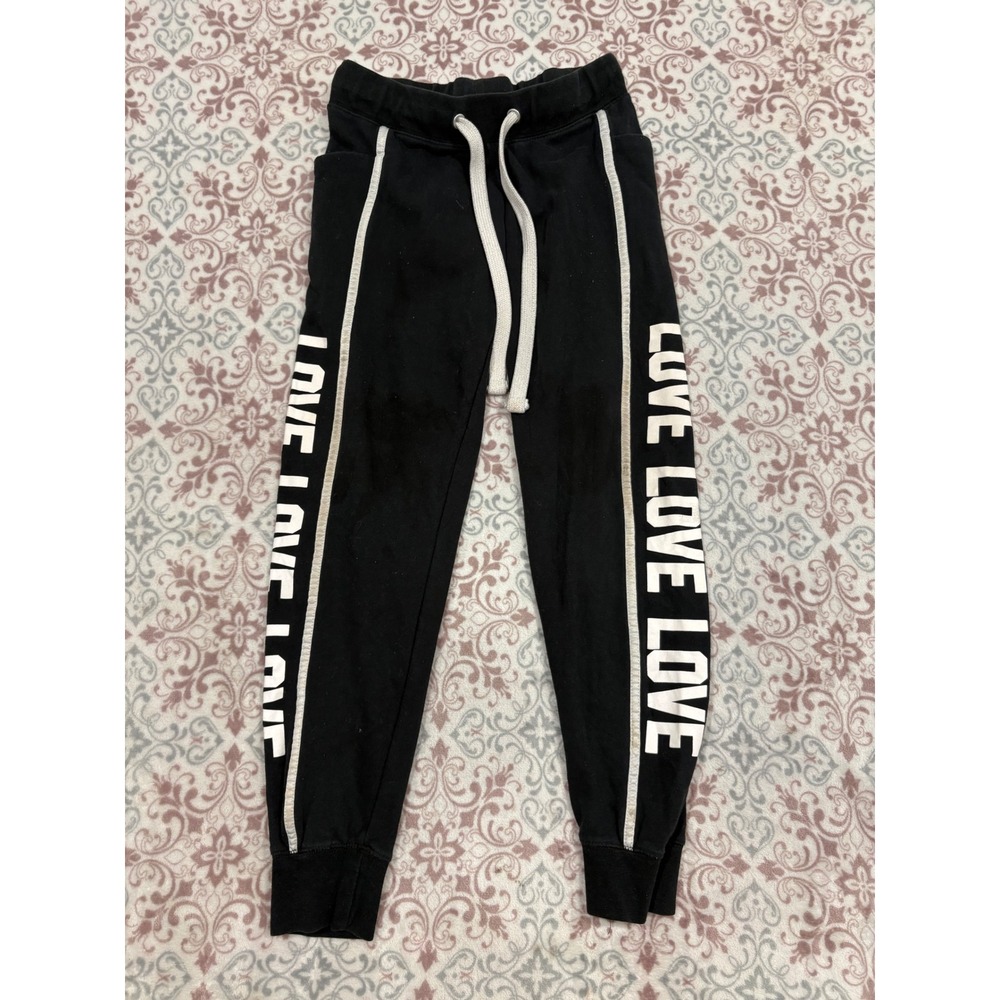 Reflex Life is Out There Black Love Graphic Joggers Sweatpants Medium